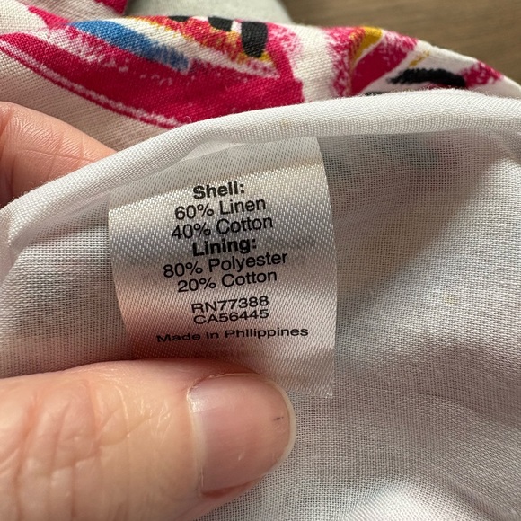 J. Crew One Shoulder Linen blend Ruffle Dress - Picture 4 of 6